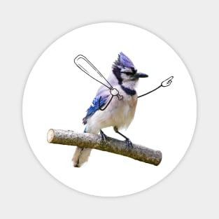 Blue Jay Calls His Shot Magnet